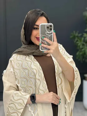 مانتو لینن نچرال خرج کار طلایی