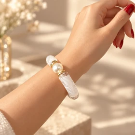 دستبند زنانه طرح نورا_ کد 1529