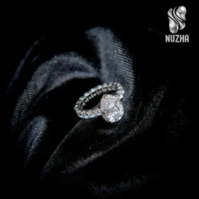 انگشترجواهری نقره زنانه