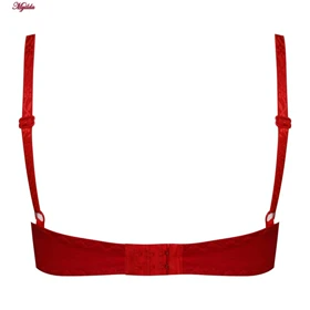 سوتین زنانه فنردار قرمز کد 5044