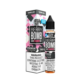 سالت بمب توت فرنگی یخ ویگاد VGOD Strawberry ice bomb Salt 25mg