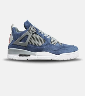 کتانی ساق‌دار مردانه آبی Nike air jordan 4
