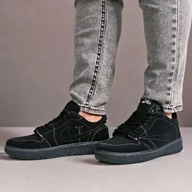 نایک ایر جردن 1 بدون ساق تراویس اسکات مشکی (Nike Air Jordan 1 Low Travis Scott )
