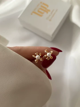 گوشواره های میخی مرواریدی ژوپینگ