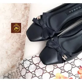 کفش مجلسی زنانه پاشنه 5 سانت پاپیون