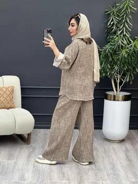 ست مانتو و شلوار آبرنگی