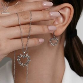 نیم ست قلب بهشتی YSX