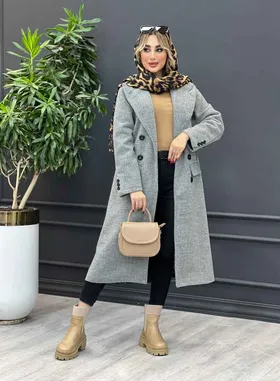 پالتو بلند شش دکمه