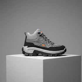 کفش ساق‌دار مردانه طوسی مدل JAX