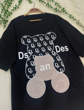 تیشرت لش نخ پنبه و نگین (Dior)
