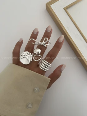 انگشتر نقره ای
