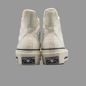 کانورس اسکوئرد شیری ساق بلند Converse De Luxe Squared Beige Hightop