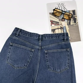 شلوار جین نیم بگ 1007373