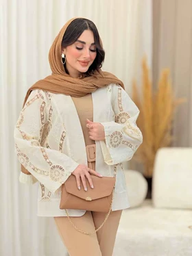 مانتو طرح دار تامیلا