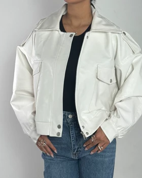 کت چرم جیب پاکتی کد 100138