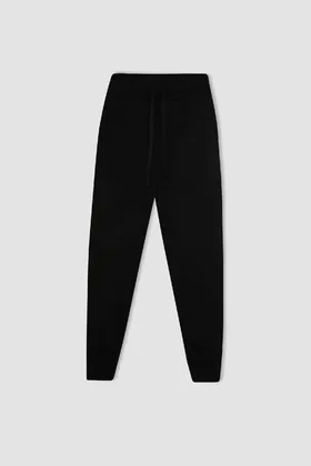 شلوار بافتنی ساده جوگر با کمربند الاستیک R1701az24wn R1701AZ24WN