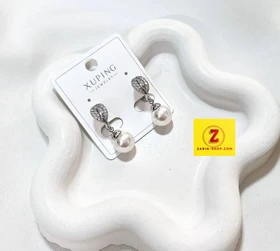 گوشواره مرواریدی نگینی ژوپینگ