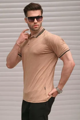 تیشرت مردانه یقه پولو مینک Regular Fit 6110