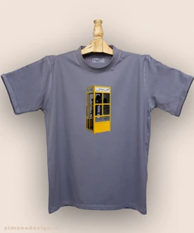 تیشرت مردانه و زنانه نوستالژی طرح تلفن همگانی