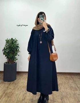 پیراهن مانتویی پاییزه رایلی 3 با کد 3988