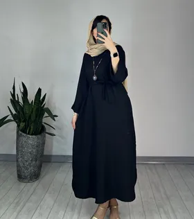 پیراهن مانتویی بلند دلاوا
