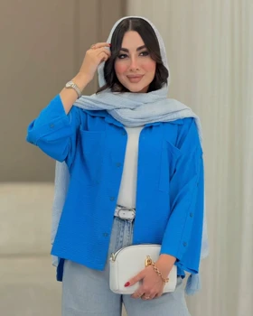 شومیز آستین دکمه