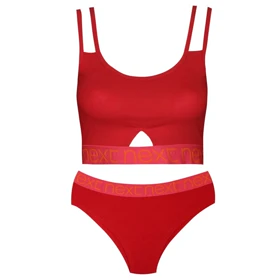 ست نیم‌تنه و شورت ورزشی زنانه کوزا مدل 9145-4 رنگ قرمز
