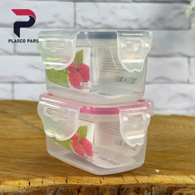 ظرف فریزری مستطیل 180 لیمون