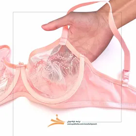 ست صورتی فانتزی فنردار برند نوشه پوش