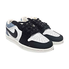 کفش جردن 1 آبی سیاه طرح Low SE True Blue