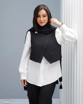 ست شومیز شلوار جلیقه کد 1830