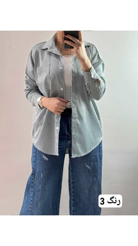 شومیز راه راه زنانه 62443