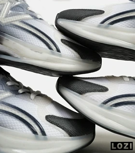 کفش کتانی مردانه و زنانه طوسی سفید NEW BALANCE More Trail v3