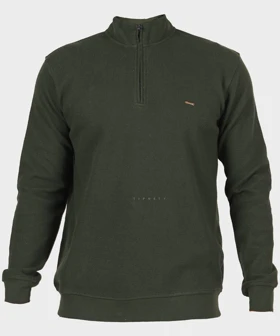 تیشرت آستین بلند یقه اسکی و نیم زیپ 0624