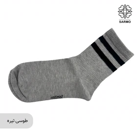 جوراب طرح دوخط ساق‌دار