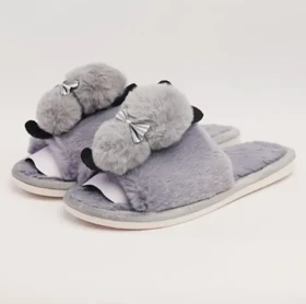 پاپوش مدل پنبه طوسی کد 294879