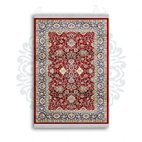 فرشینه از جنس پارچه هازان مخمل ترک طرح سنتی و مدرن برند دفه کد DAMG511