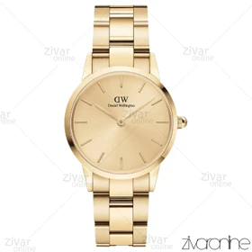 ساعت دنیل ولینگتون آیکونیک لینک زنانه تمام طلایی اسمال 103496