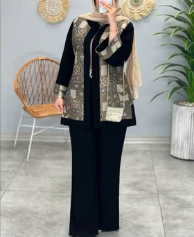 کت مزونی طاووس