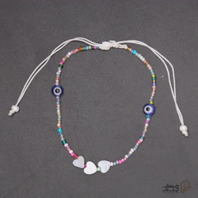 ست دستبند/پابند و گردنبند دخترانه mr25-03