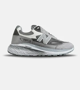 کفش کتانی مردانه طوسی خاکستری NEW BALANCE 990 مدل 8059