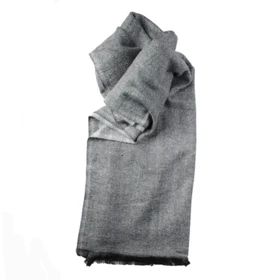 شال زنانه بافت رنگ نوک مدادی