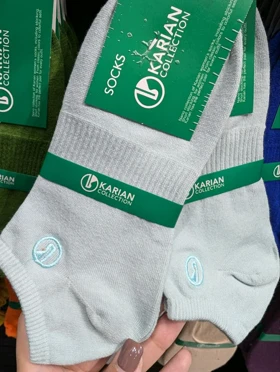 جوراب کش‌بافت مچی 1011 (سبزآبی روشن)