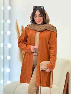 مانتو چهار جیب پایین بندی