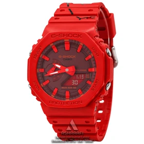 ساعت جیشاک قرمز Casio G-Shock GA-2100-5611R