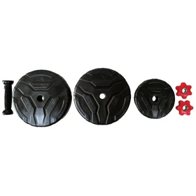 دمبل رادیس فیت مدل DVP-12-mix1 وزن 12 کیلوگرم بسته 2 عددی