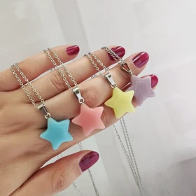 گردنبند ستاره شبتاب رنگی