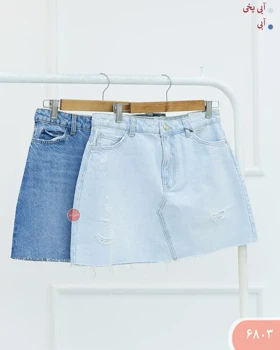 دامن کوتاه جین 6803