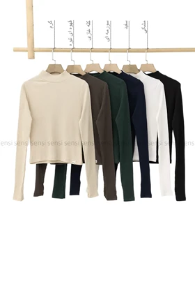 کراپ یقه ایستاده کد1005066