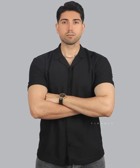 پیراهن یقه انگلیسی مردانه برند مراکش 0910